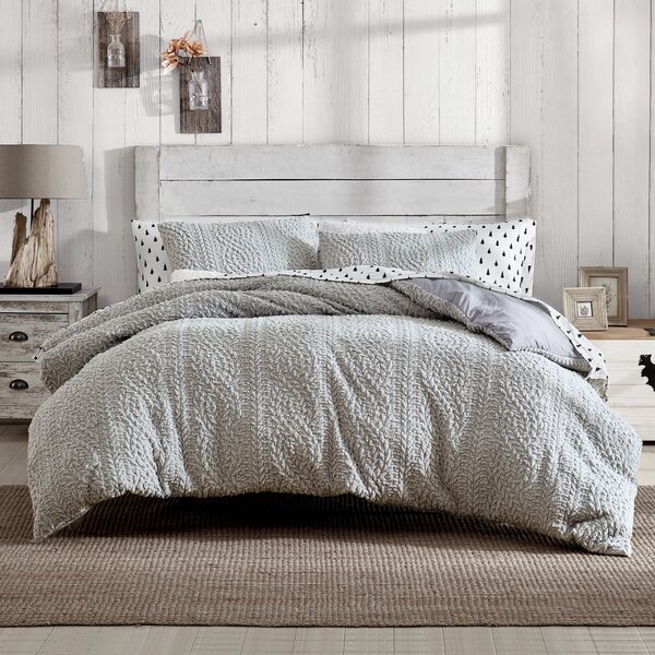 gray cable knit comforter